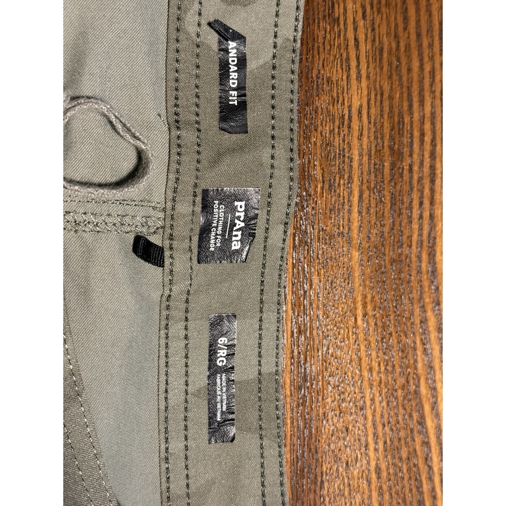 prAna Halle Jogger II Pants Women's 6 Sage Green Camo Outdoor Hiking Travel - Picture 12 of 16